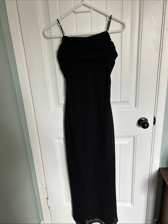 Jessica Dresses & Skirts - Jessica Black Spaghetti Strap Evening Gown